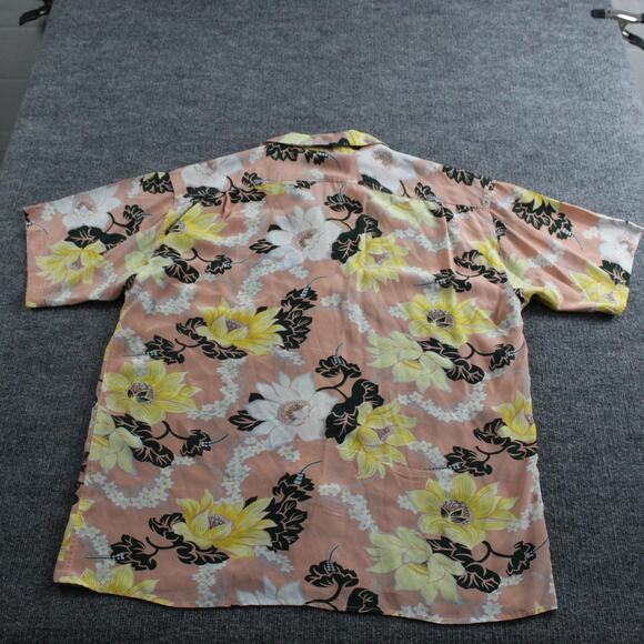 Avanti Shirt Mens 2XL Silk Hawaiian Aloha Button Front Floral Colorful Tropical - Picture 2 of 6